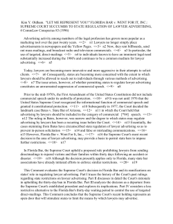 Kim Y. Oldham. "LET ME REPRESENT YOU!" FLORIDA BAR v