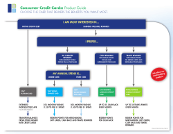 Consumer Credit Cards: Product Guide