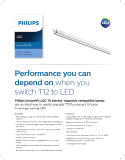 Performance you can depend on when you switch T12 to LED