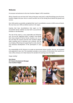 Inner Southern Region- 2015 AFCA Newsletter