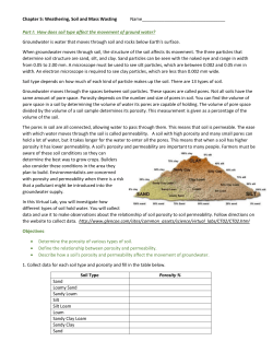 Chapter 5: Weathering, Soil and Mass Wasting