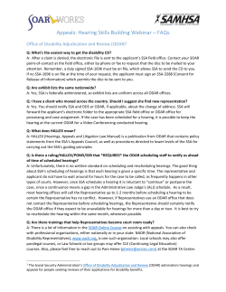 Appeals: Hearing Skills Building Webinar &ndash; FAQs