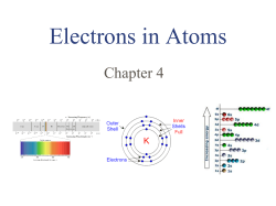 T4 Light and Bohr model