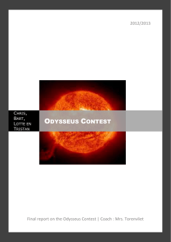 Our idea - Odysseus Contest