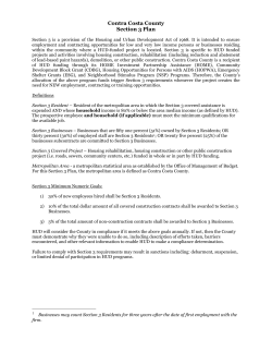 Contra Costa County Section 3 Plan