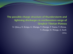 The possible charge structure of thunderstorm and lightning