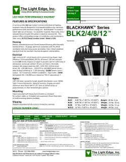 BLK2/4/8/12 - The Light Edge