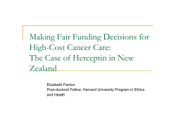 Making Fair Funding Decisions for High