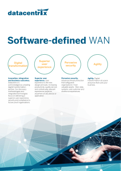 Datacentrix Software Defined WAN offering 032017.cdr
