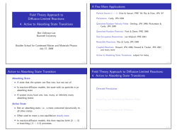 Field Theory Approach to Diffusion-Limited Reactions: 4. Active to