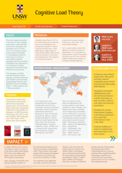 Cognitive Load Theory