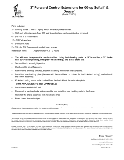 2&rdquo; Forward Control Extensions for