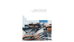 OSCE SALW fscdec - Organization for Security and Co