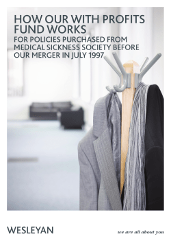 How our With Profits Fund works