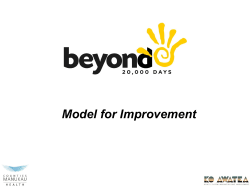 Model for Improvement