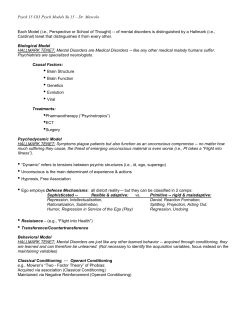Psych 15 Ch3 Psych Models Su 15 &ndash; Dr. Mascolo Each Model (i.e.