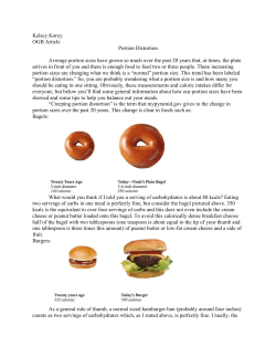 Portion Distortion
