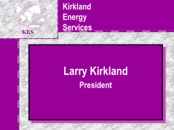 kirkland energy services - Kirkland Commissioning Services
