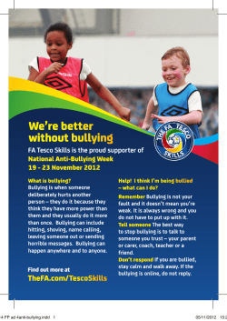 We`re better without bullying