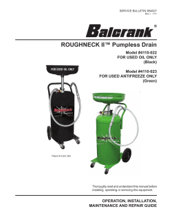 ROUGHNECK II&trade; Pumpless Drain