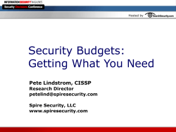Storage Decisions 2003