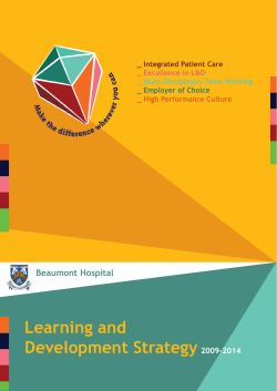 Beaumont Hospital | Learning and Development Strategy 2009