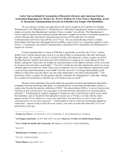 1 Letter Sent on Behalf of Association of Research Libraries and