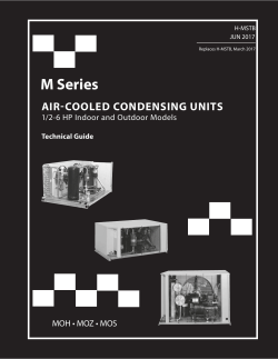 M Series - Heatcraft Worldwide Refrigeration