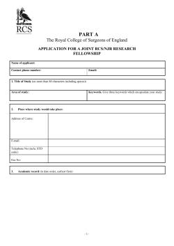 Part A - Royal College of Surgeons