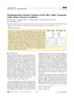 Dehydrogenation Reaction Pathway of the LiBH4–MgH2 Composite