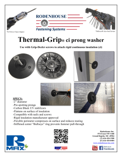 Thermal-Grip® ci prong washer