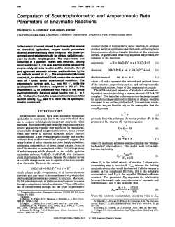 Comparison of Spectrophotometric and