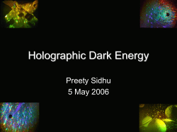 Candidates for dark energy