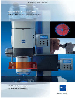 SteREO Lumar.V12 The New Fluorescence