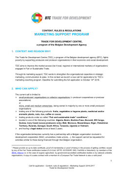 Content, rules and regulations