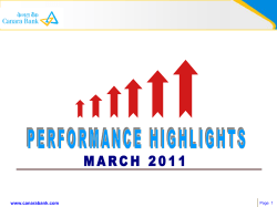 Canara Bank - Ace Analyser