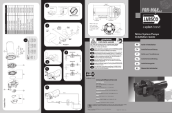 Water System Pumps Installation Guide