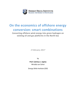 On the economics of offshore energy conversion