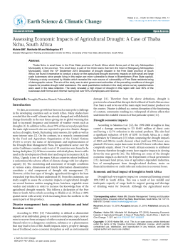 Climate Change Impact on Drought Intensity and Duration in West of