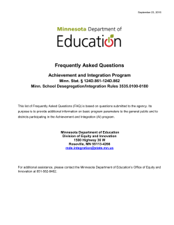 AI Frequently Asked Questions - Minnesota Department of Education