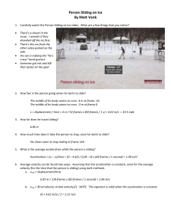 Person Sliding Worksheet Solutions