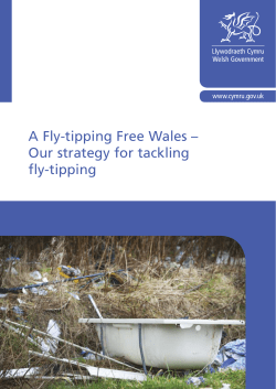 Our strategy for tackling fly-tipping - National Fly