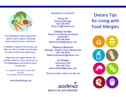 Dietary Tips for Living with Food Allergies