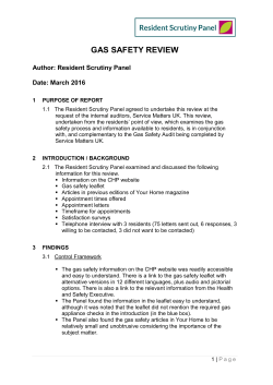 gas safety review