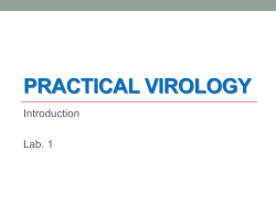 Practical Virology