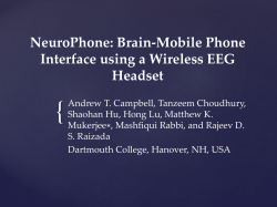 NeuroPhone: Brain-Mobile Phone Interface using a Wireless EEG