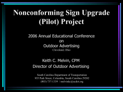 OUTDOOR ADVERTISING CONTROL CASE LAW REVIEW IRWA
