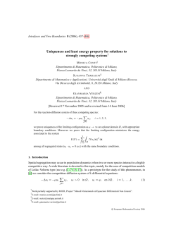 Uniqueness and least energy property for solutions to strongly