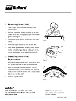 Inner Shell Air Plenum Instruction Manual