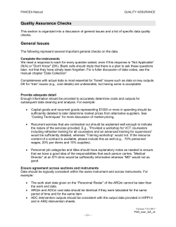 ARQ Sex Worker (SW) Intervention Sheet